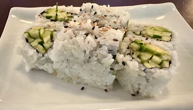 Veggie Crunch Roll.