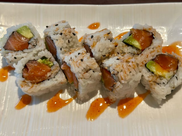 Spicy Salmon Roll.