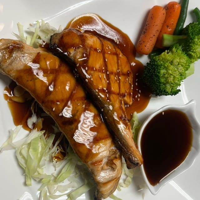 Salmon Teriyaki.