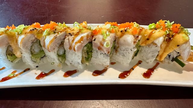 Flaming Dragon Roll.