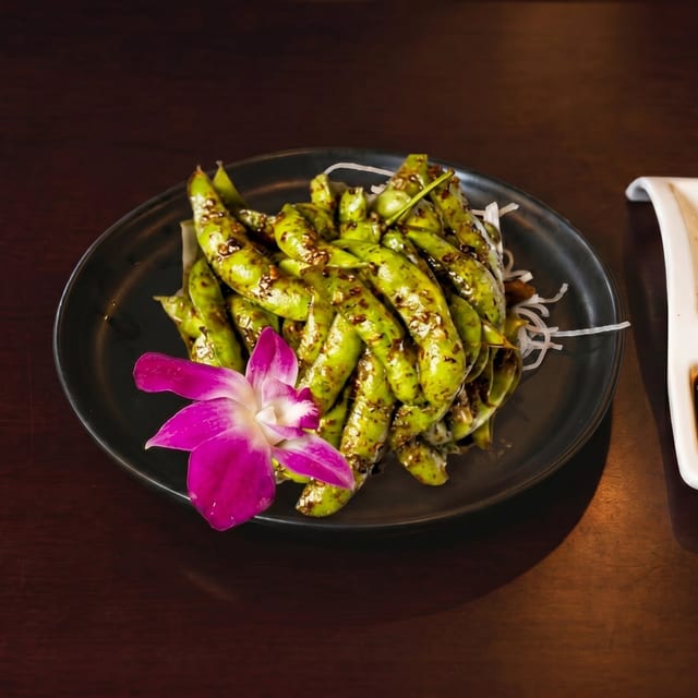 Garlic Edamame.